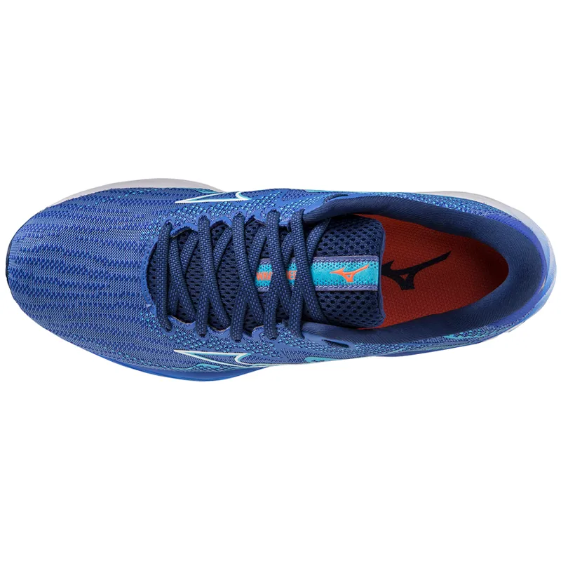 Mizuno Women's Wave Rider 27 Running Shoes Ultramarine/White/Aquarius-7